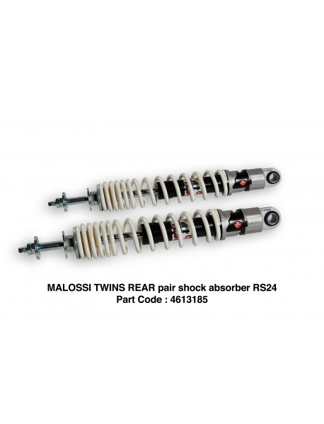 MALOSSI SHOCK ABSORBER RS24 (DEPAN & BELAKANG) for Vespa GTS, GTV
