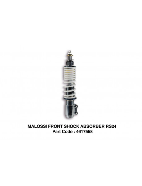 MALOSSI SHOCK ABSORBER RS24 (DEPAN & BELAKANG) for Vespa GTS, GTV