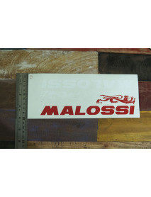 Sticker Original MALOSSI Italy Large Size Red White