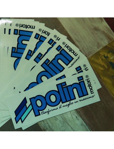 Sticker Original POLINI Italy Small Size