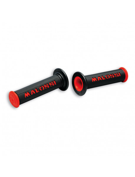 MALOSSI 2 BLACK GRIPS RED 6914060.R0