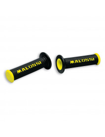 MALOSSI 2 BLACK GRIPS with YELLOW 6914060.Y0